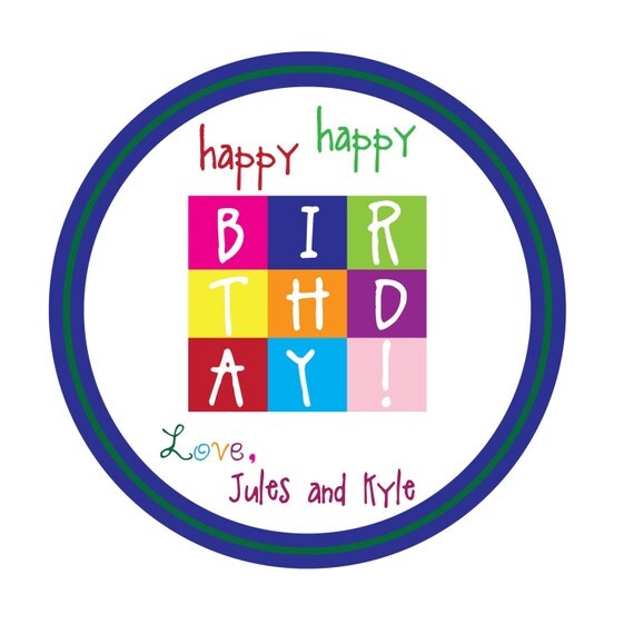 Personalized Stickers,Gift Stickers,Children,Party,Favor stickers,Birthday,Sticker Labels Set of 24 Il_570xn