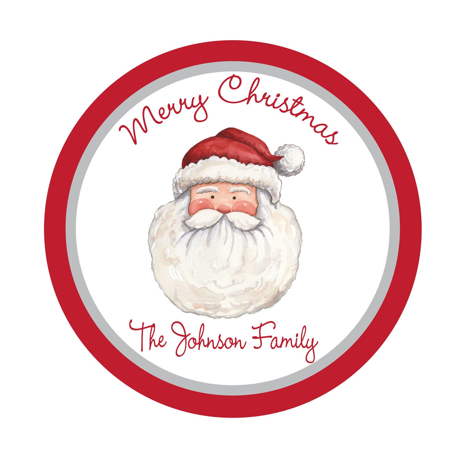 Christmas stickers,Holiday Personalized Stickers,Children,Gift stickers, Party, Favor stickers, Sticker labels Set of 24 Il_570xn