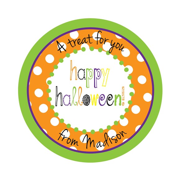 Personalized Stickers, Pumpkins, Halloween,Children,Party, Favor stickers,Personalized Stickers Set of 24 Il_570xn