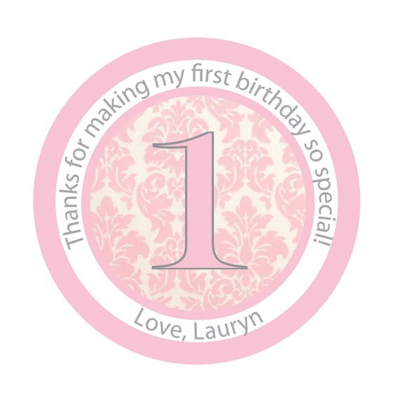 Personalized Stickers, Damask, Wedding, Holiday, Birthday, Party, Favor sticker, Personalized Sticker Labels Set of 24 Il_570xn