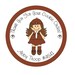 Personalized Stickers, Girl Scout, Daisy, Brownie, Cookies,Favor stickers,Labels, Simply Sweetness Sticker Labels Set of 24