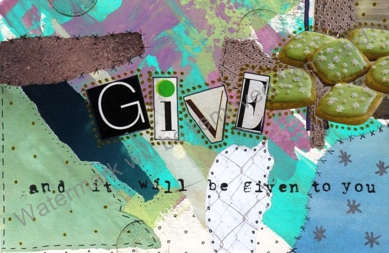 Card: Give and it will be given to you