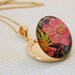 The Retro Floral Locket - Vintage