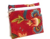 Tropical red Tiny Coin Purse