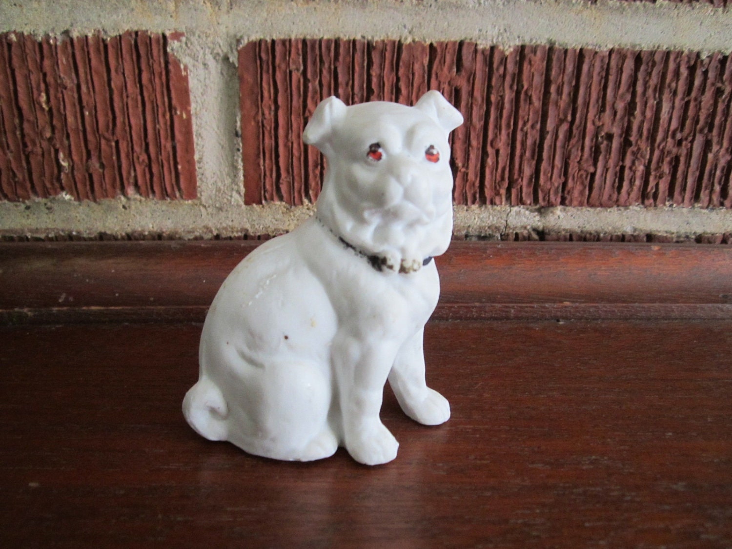 antique pug dog figurines