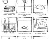 Objects with varying degrees of Magical Properties - Art Print