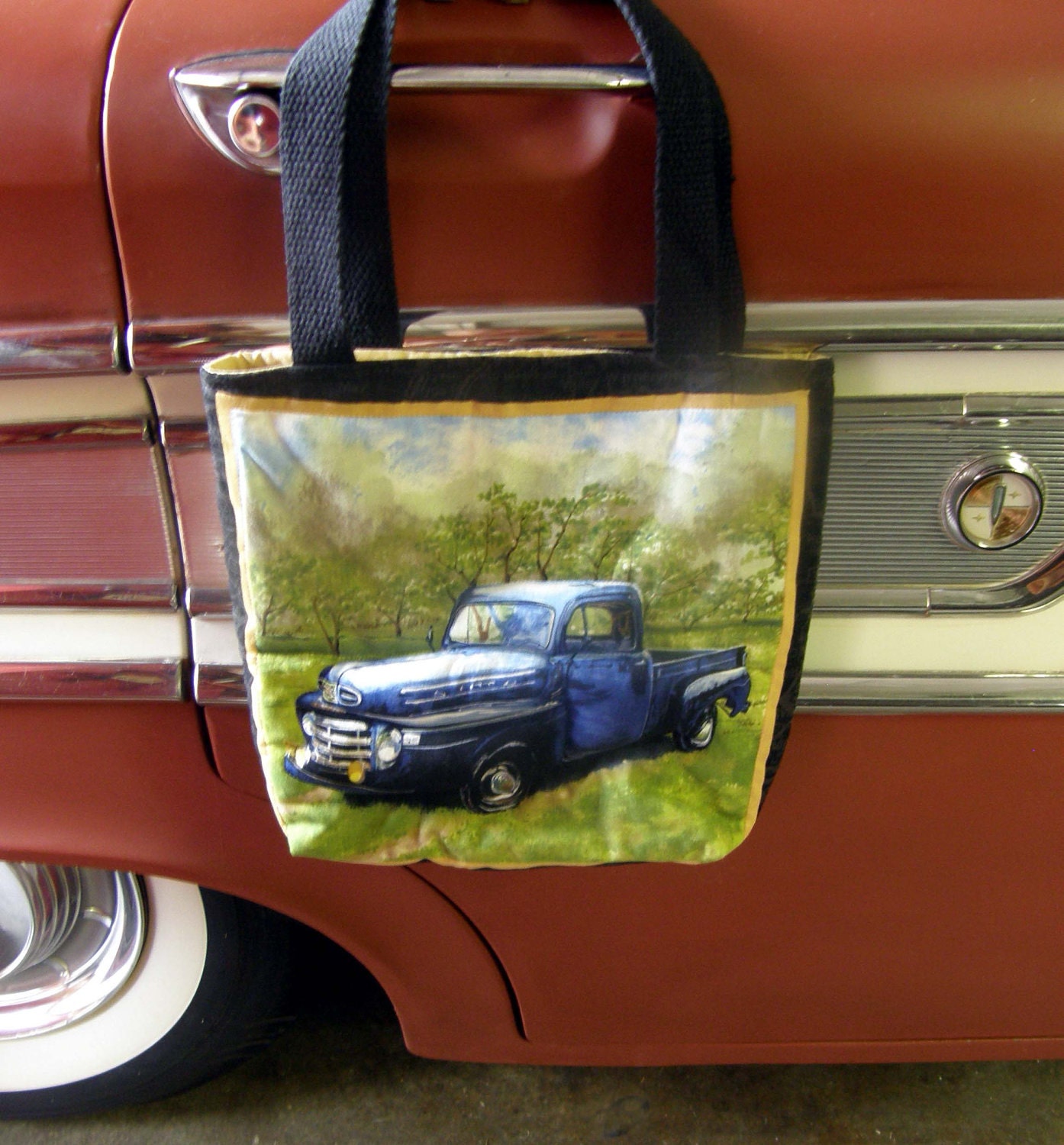 Antique Auto Tote or Purse