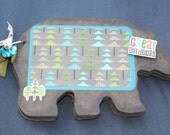 Handmade Wooden Great Outdoors Scrapbook Bear Mini Album