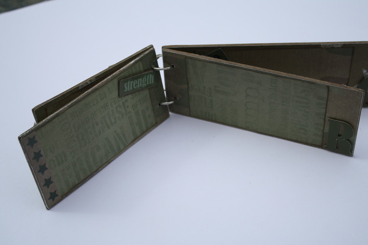 Military Hero Wooden Album