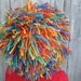 Children Yarn wig for Halloween costume, Party or daily fun play pretend multicolor Clown
