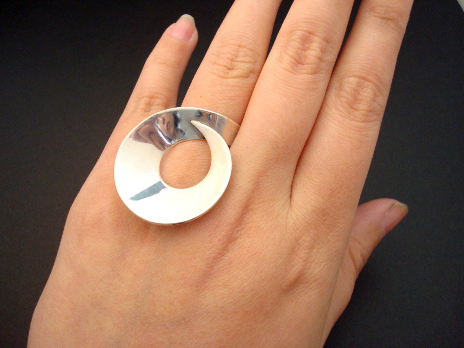 Snail - Sterling Silver Ring (Two ways carrying ring)