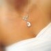 Bridal necklace, wedding jewelry, Vintage style necklace with Swarovski crystal, wedding necklace, bridesmaid jewelry
