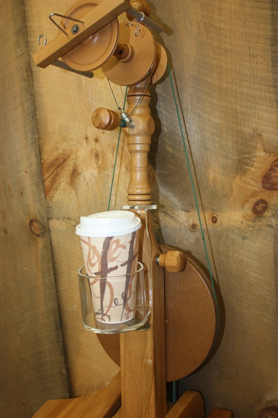 Majacraft Little Gem Spinning Wheel Cup Holder