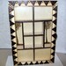 Wood Shadowbox Woodburned With Trees Inside OOAK