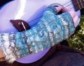 Knitting PDF fingerless gloves pattern - Busker Armwarmers