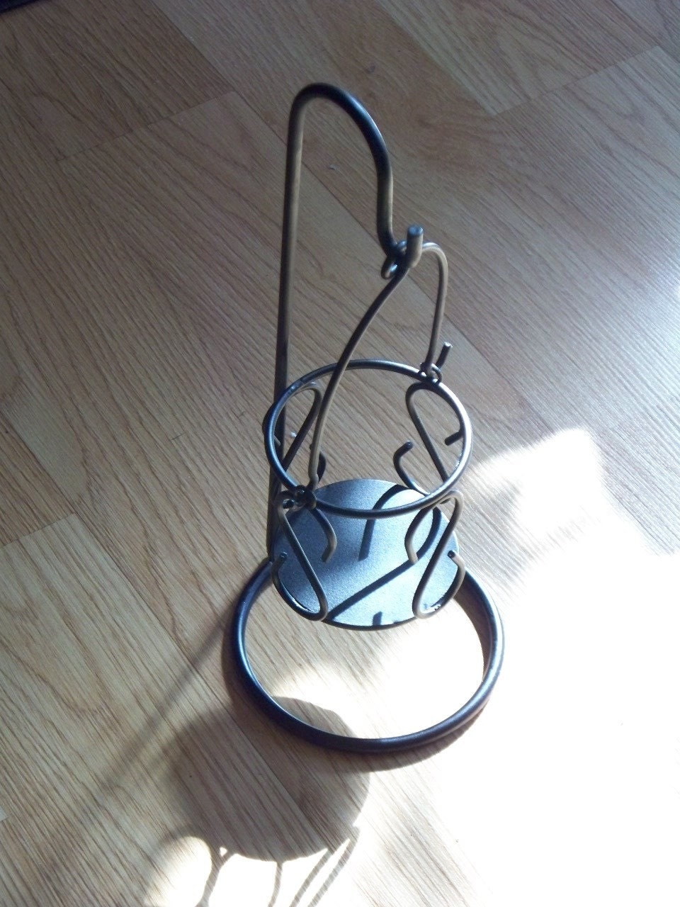 Table Top Self Standing Shepard's Hook Candle Holder by neckme6969