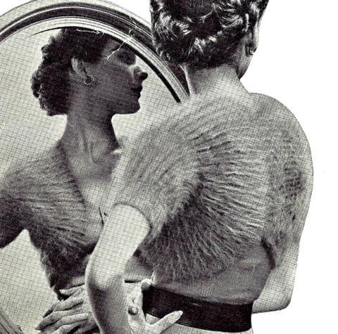 Unique Knitted Shrug Pattern Vintage 726055