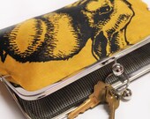 Mustard Yellow Bunny Clutch Purse