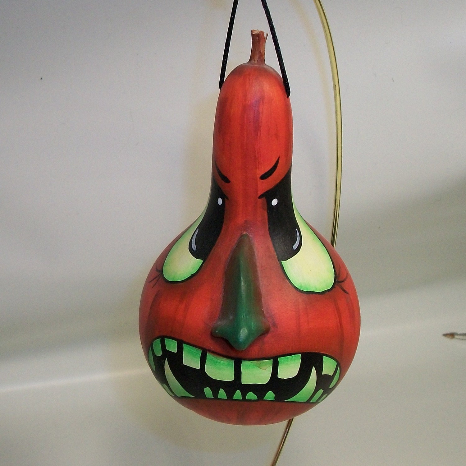 JOL Cranky Gourd Head Halloween Ornament - CX8