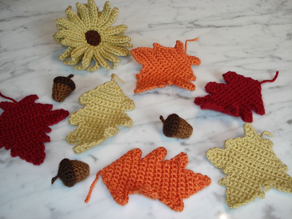 Autumn Mix Crochet Pattern Set