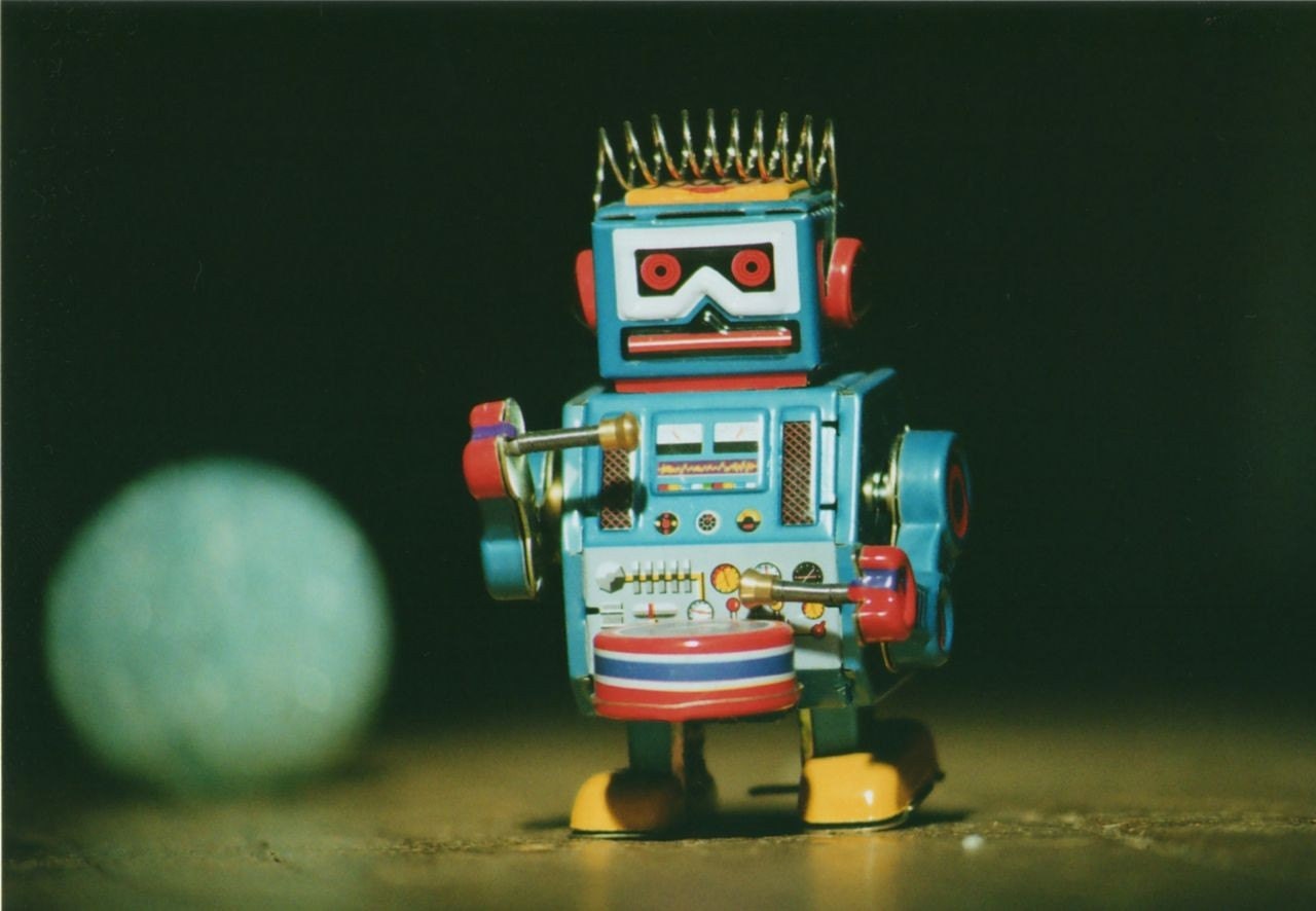 Robot film photograph 8 x 12