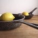 60s Cold Handle Cowboy Skillet. Vintage Hammered Cast Iron Pan