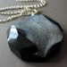 Milky Way Statement Necklace--Agate with Crystal Druzy and Sterling Silver