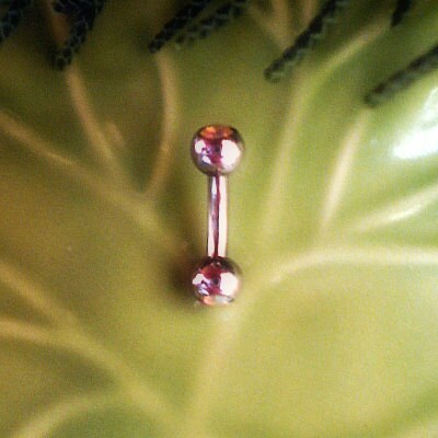 Body Jewelry Navel Eyebrow Hood Curved Barbell Piercing