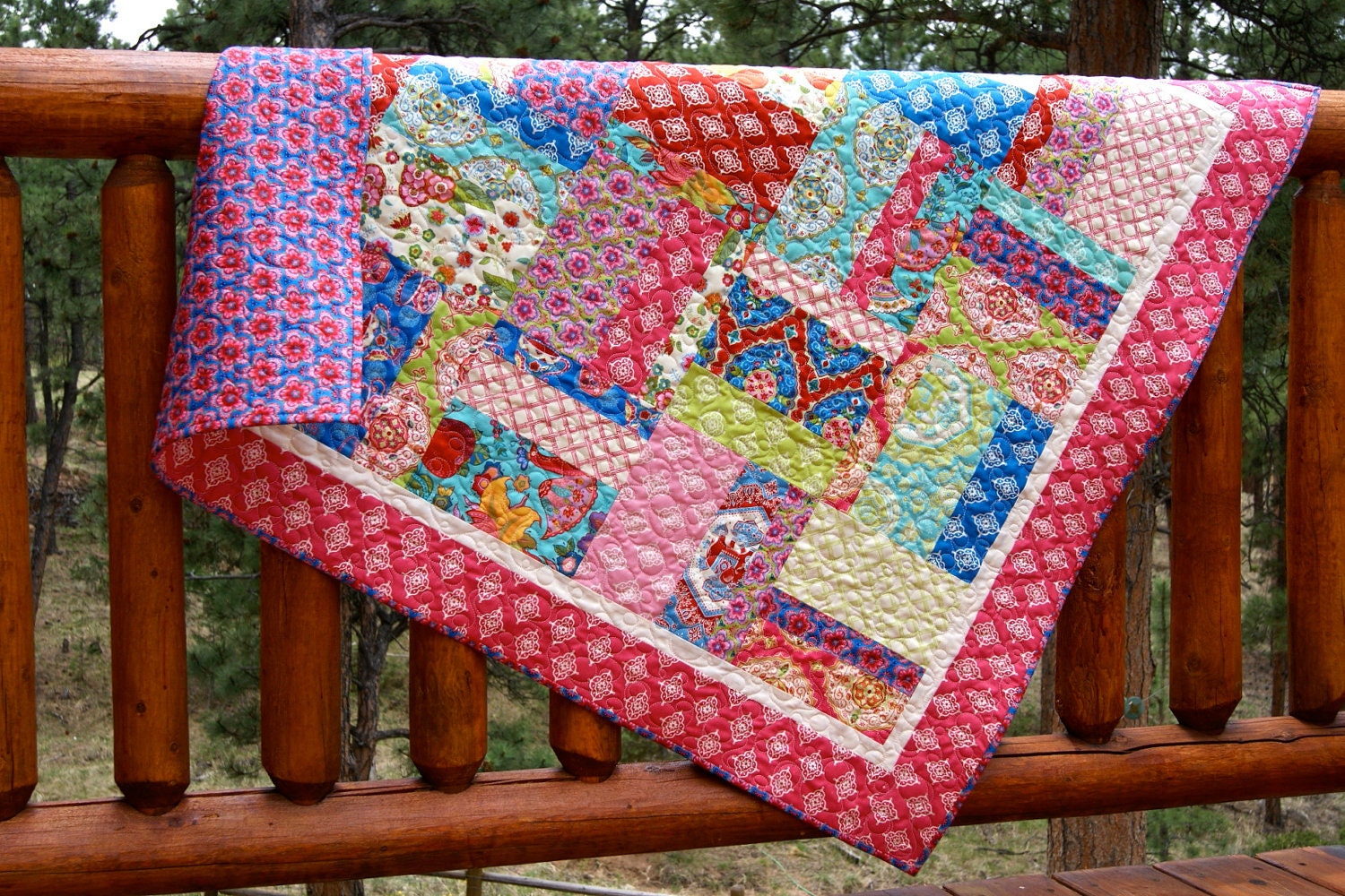 Quilt Trade Winds by Moda HANDMADE Baby Toddler Lap