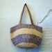 Vintage 1970s Woven Jute Purse