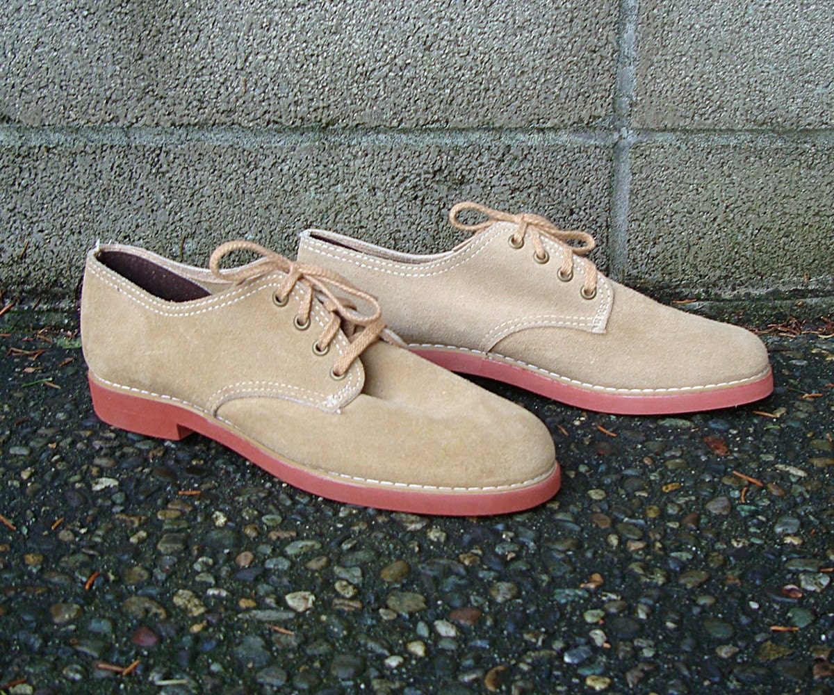 tan oxfords womens