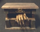 MUMMIFIED MYSTERY HAND  tale of the monkey paw  -  real taxidermy curio for victorian cabinet of curiosities