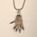 PETITE PAW PENDANT real taxidermy jewelry charm necklace