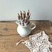 Twig Pencils with Vintage Doilies