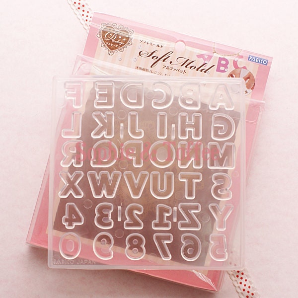 Alphabet Soft Clay Push Mold Padico