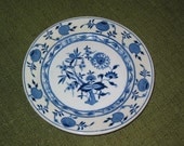 Greenwood China Trenton NJ blue onion flo blue Plate circa 1890's