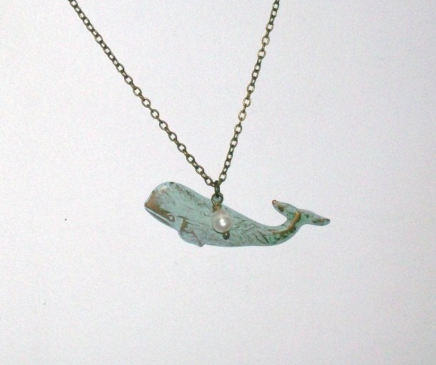 Bohemian Whale Necklace--ON SALE