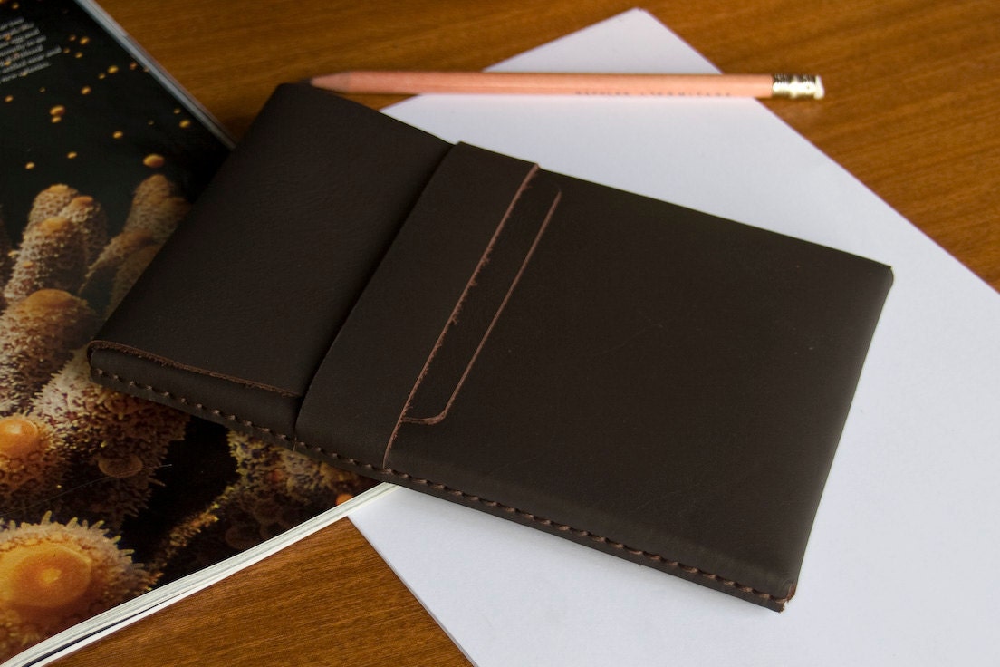 Leather Kindle Case - Chocolate Brown - FREE SHIPPING