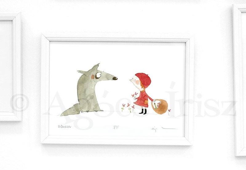 Little Red Riding Hood - Limited Edition Print