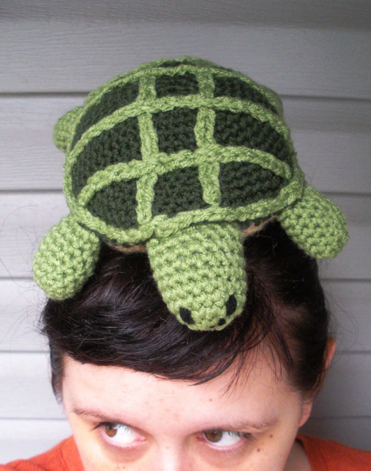 Crochet plush turtle stuffed animal toy, OOAK, ready to ship.