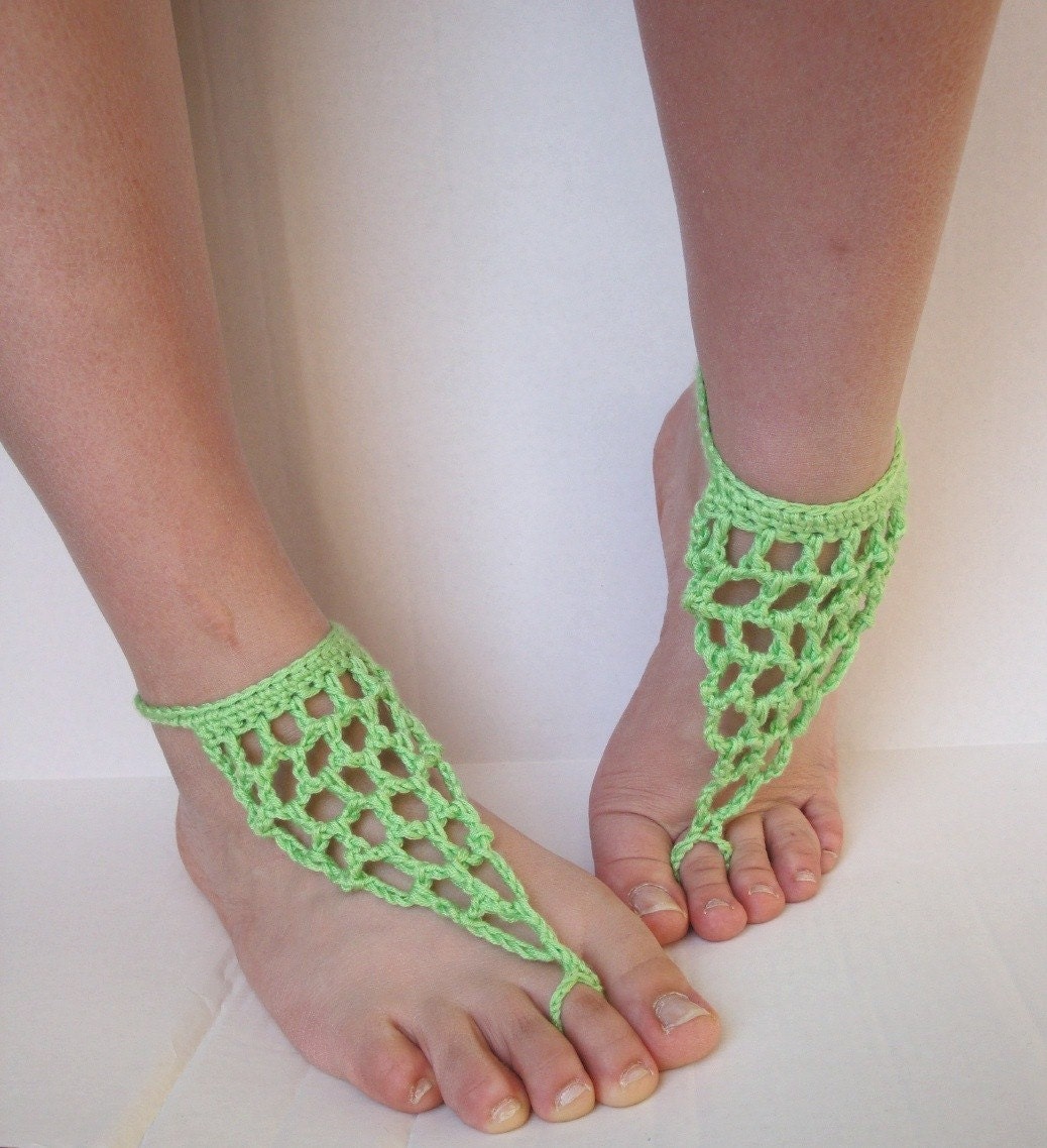 Lime Green Sandals