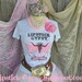 Blow Out SALE 50% Off SMALL ONLY -Lipstick Gypsy Signature T-Shirt, Cowgirl, Boho, Hippie, Prairie Style Soft Vintage Wash Perfect Longhorn