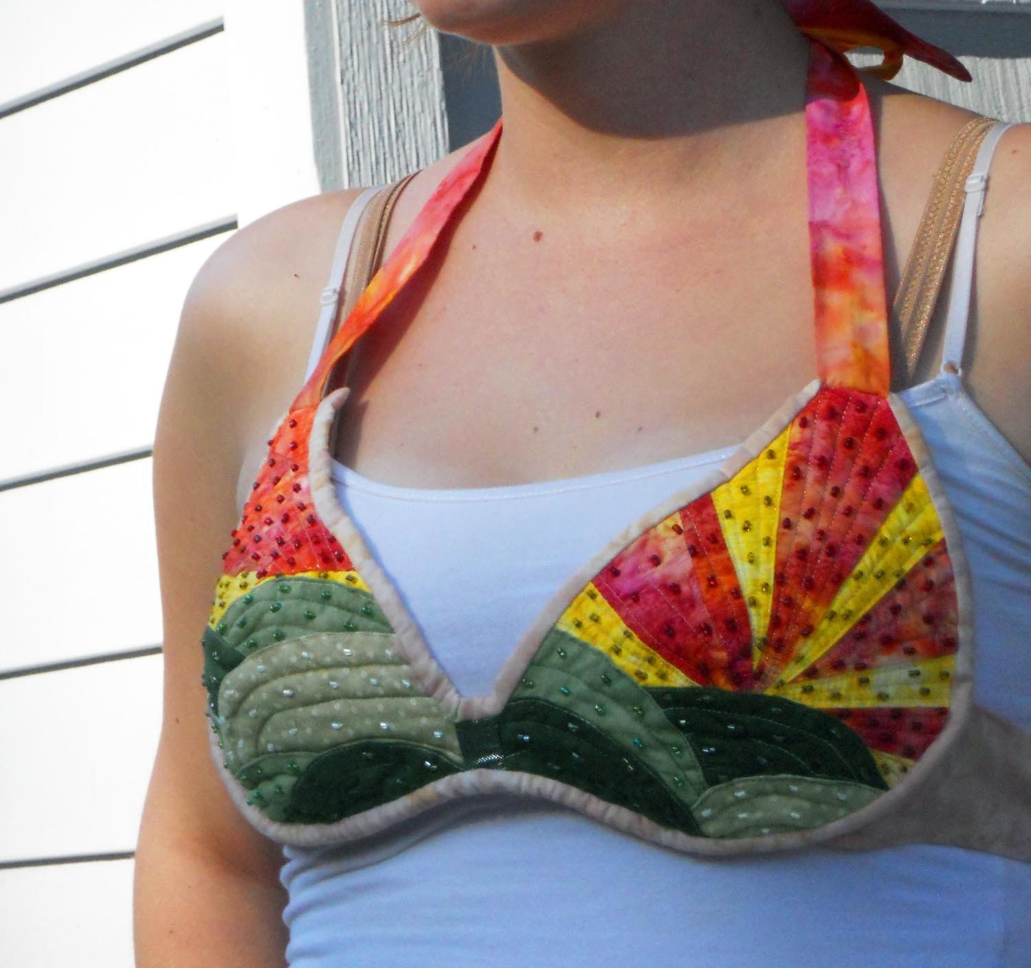 Wearable Art - halter top Dawn Over the Palouse