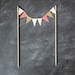 Cake Bunting - Summer - Coral, Sand, Kraft, Peach