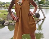 Slanted Collar Dress