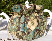 Tea Cozy for 6-8 Cup Teapot EVENING IN HAWAII Reversible, Insulated Tea Pot Tea Cozy Cosy Also Available in 1-2 Cup and 2-4 Cup Sizes