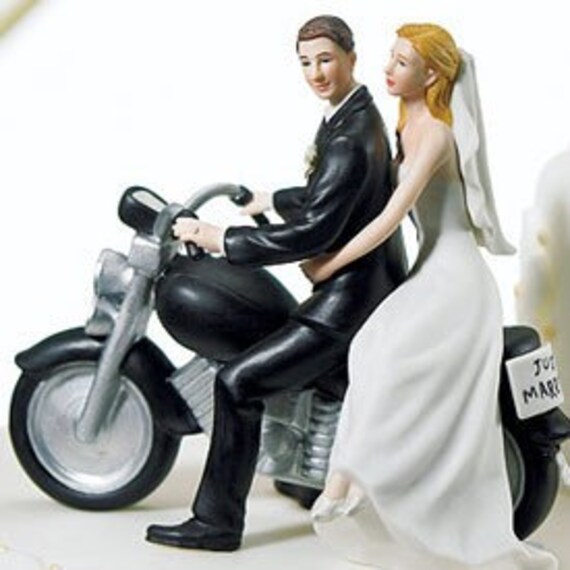 just married motorcycle