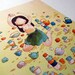 Tea tea tea 8x10 print - drawing watercolor obsessive compulsive tea addict girl