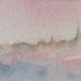 original watercolor painting of a meditative landscape