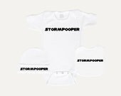 Stormpooper Gift Set Star Wars onesie bib hat